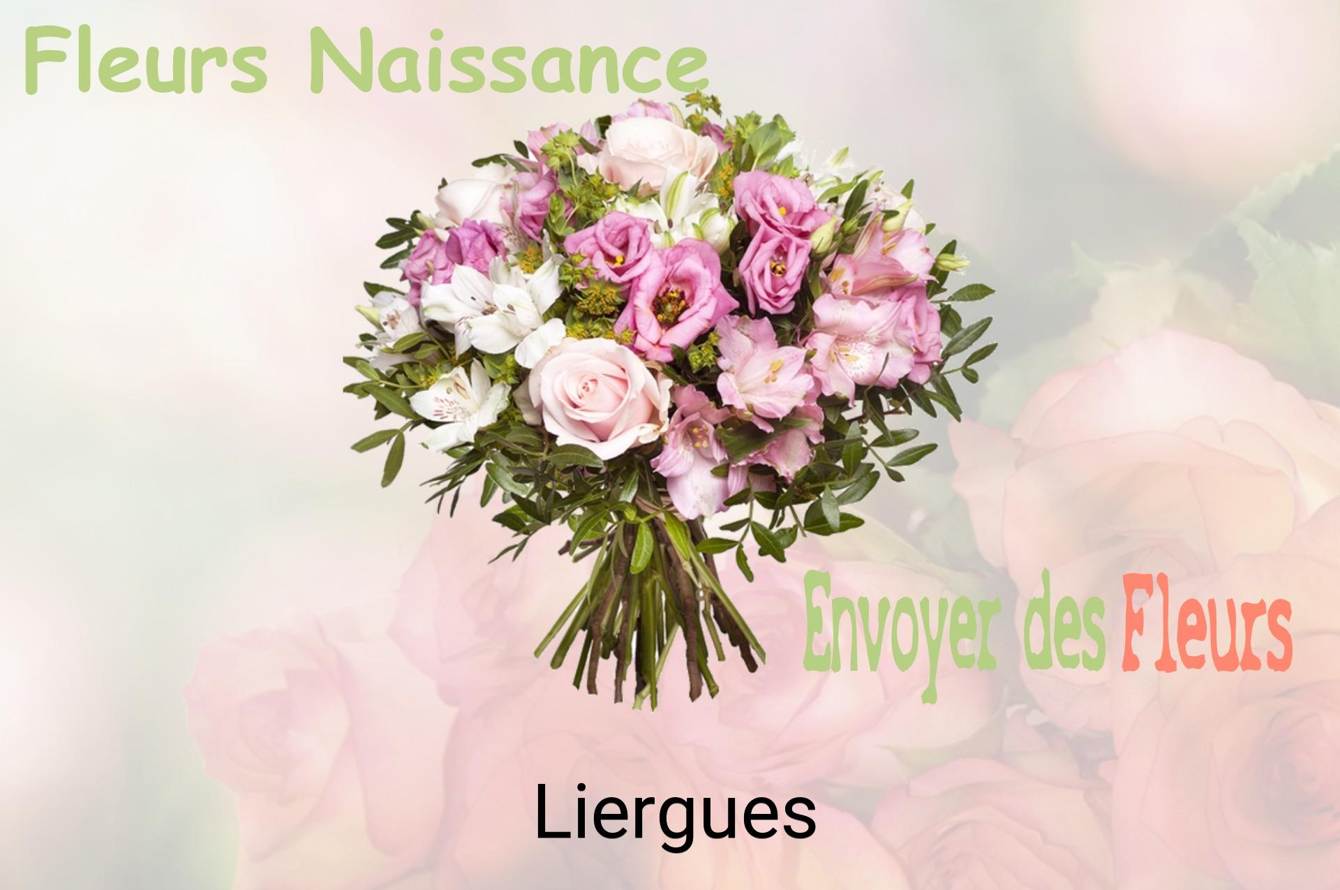 Bouquet de fleurs de naissance livré à Liergues